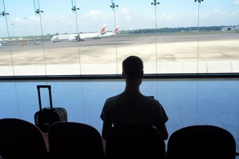 Waiting at the airport