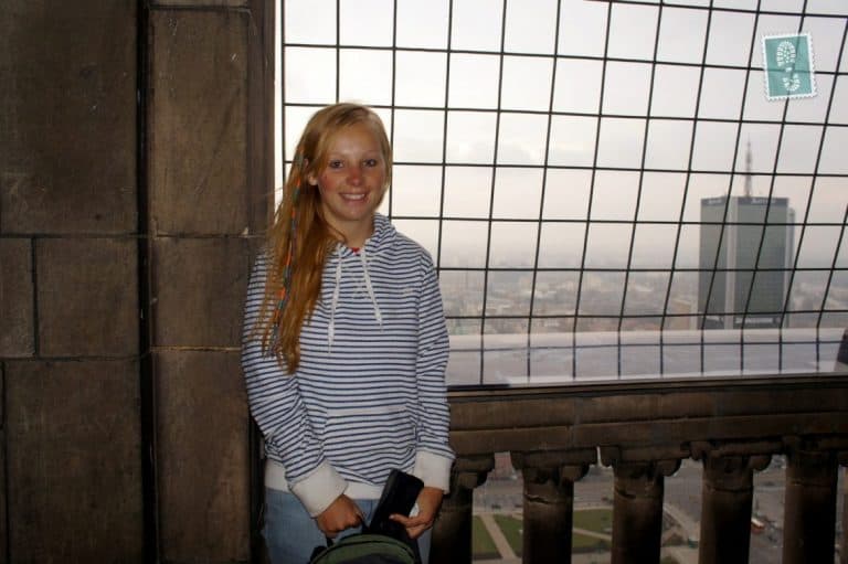 Me on the top of Palace of Culture and Science (Pałac Kultury i Nauki)