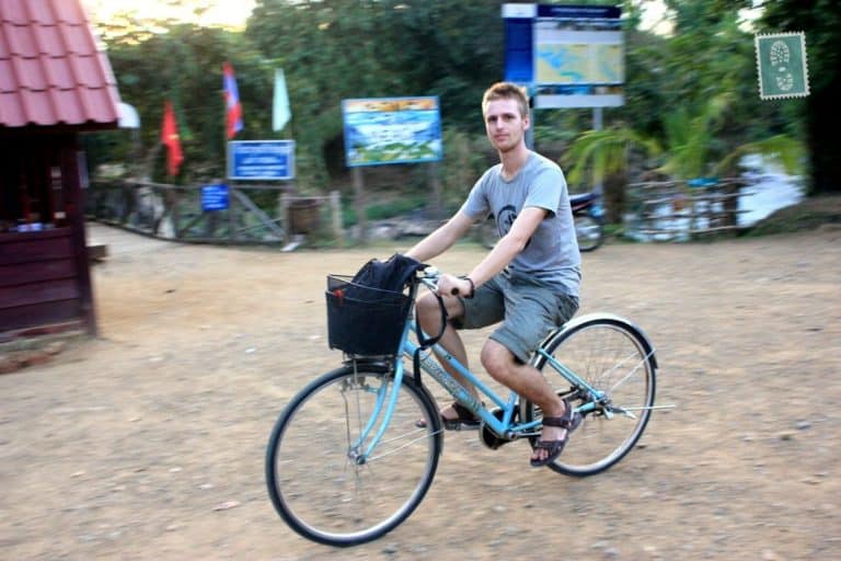 Riding a local bike