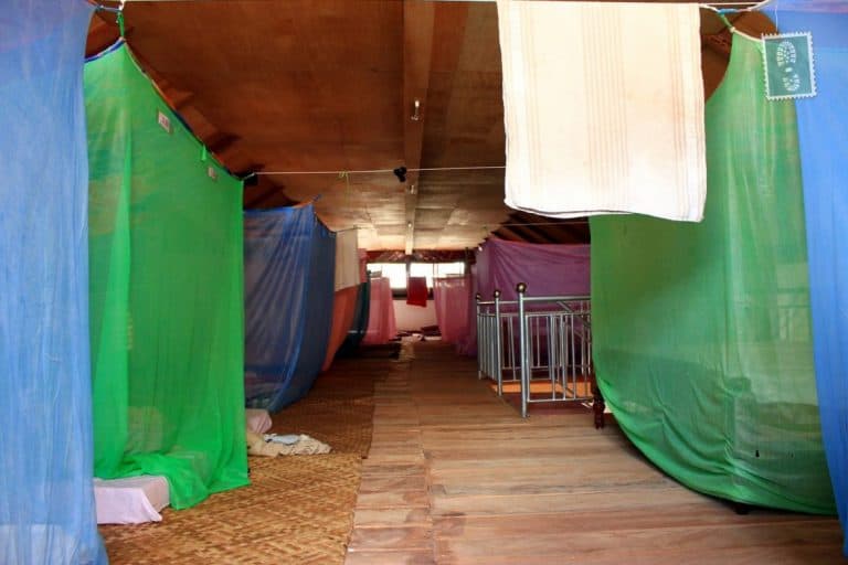 Garden Village, Siem Reap, Cambodia. $2 dorm (shared with over 25 people