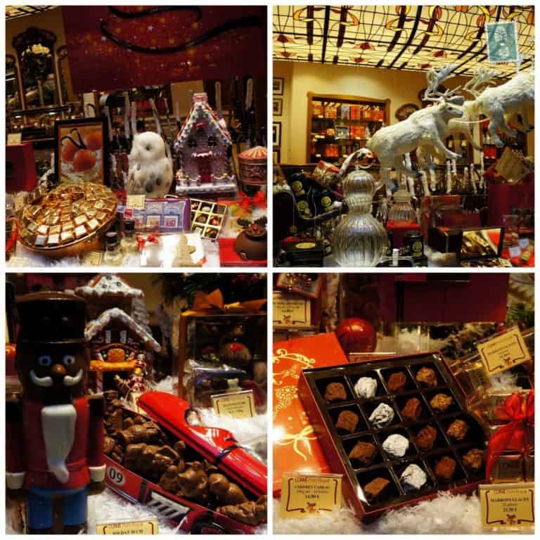 Chocolate display in Brussels