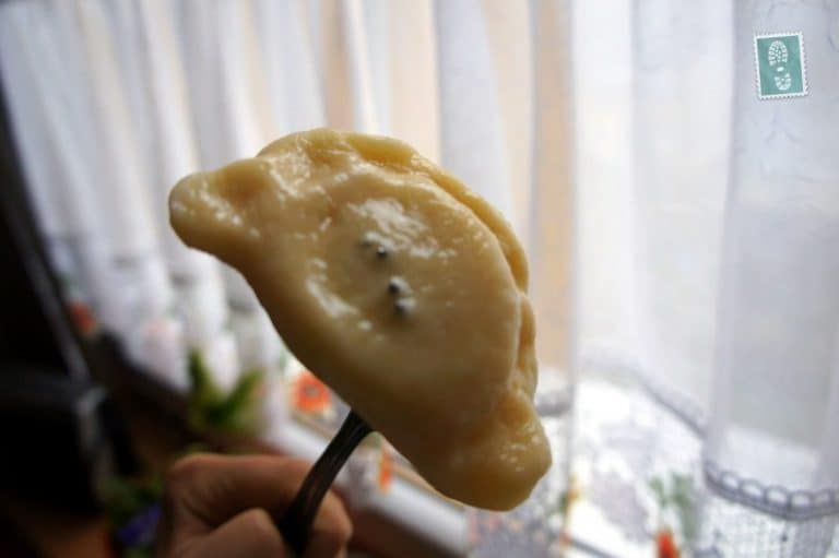 A perfectly shaped dumpling