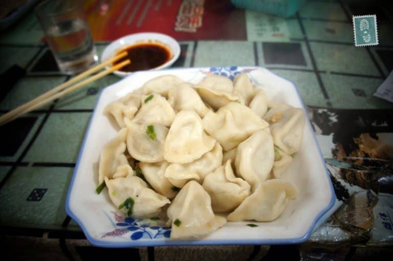 A plate of Jiaozi