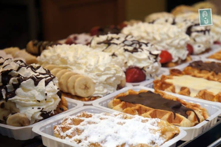 A great selection of Belgian waffles 