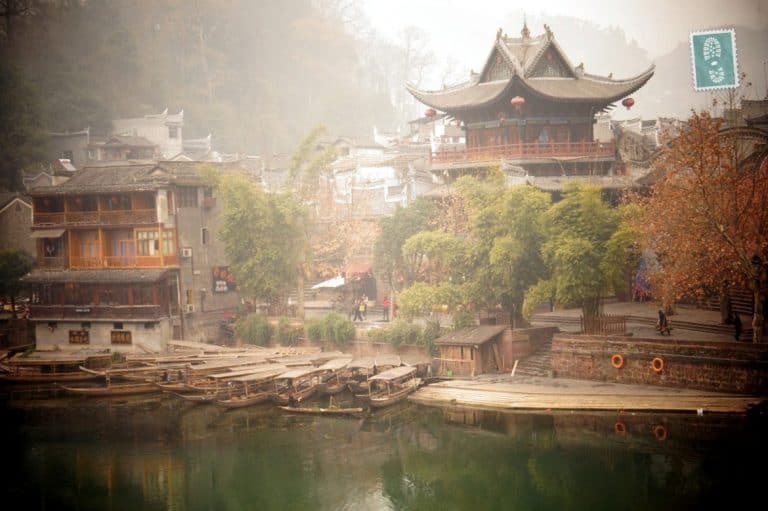 Fenghuang city, Hunan province, China