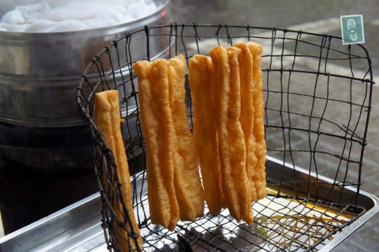 You tiao in China in the street