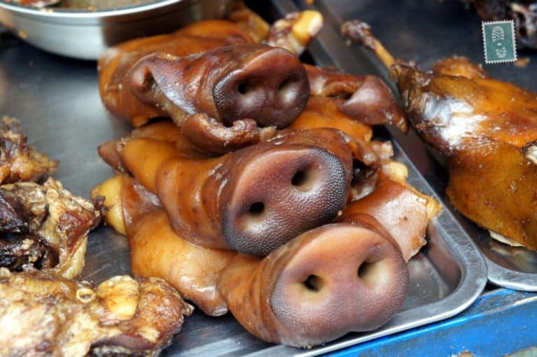 Pig's noses in china