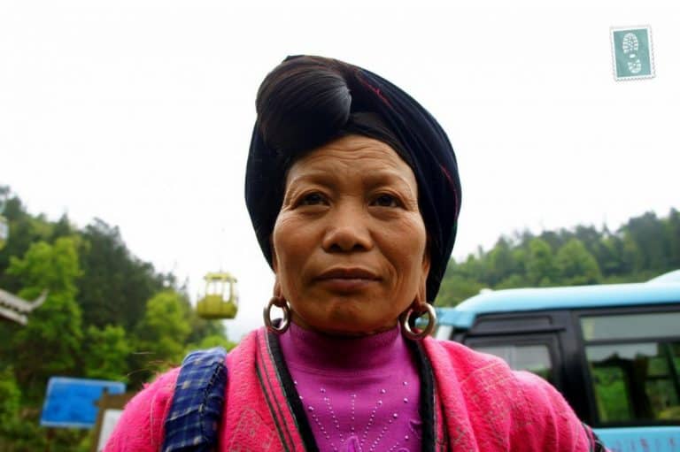 DSC05880 A local lady from Longji