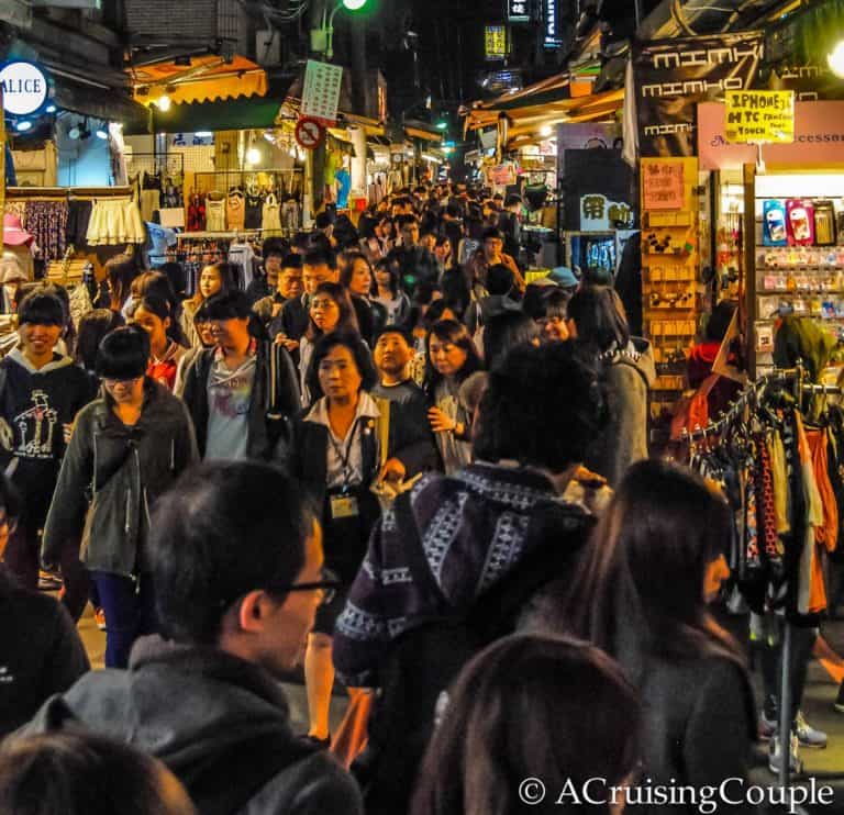 Shilin Night Market in Taipei