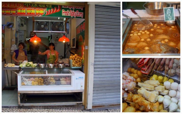 Local seafood stand, Macau, China