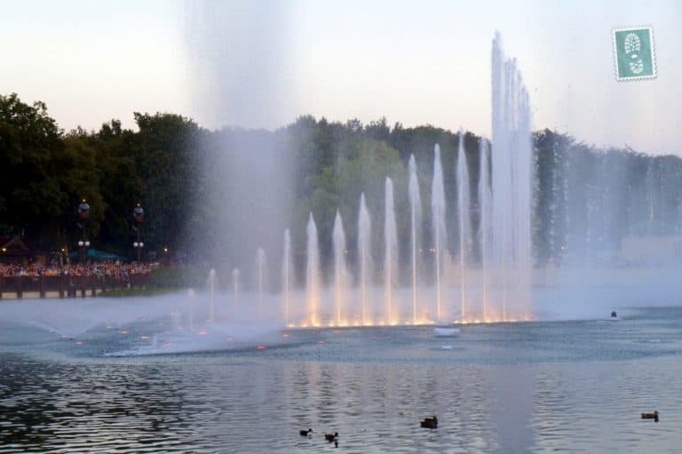 The final Fountain Show in Efteling