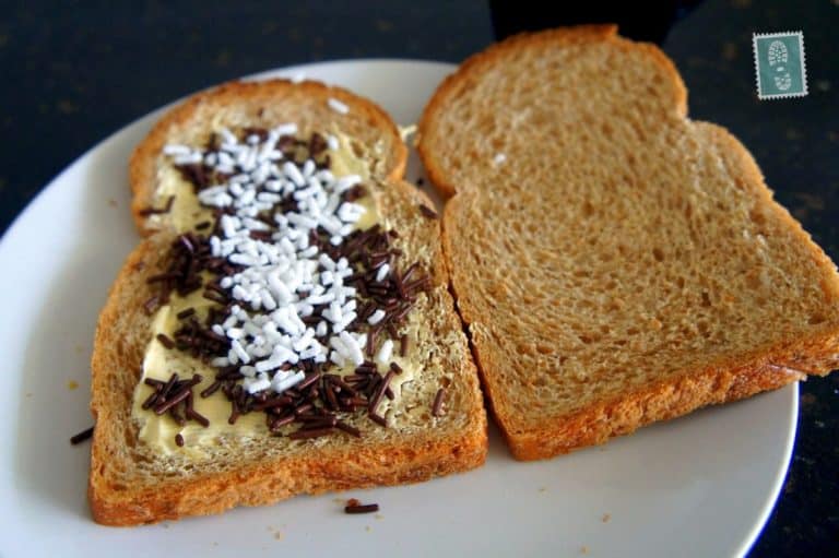 A bread with Dutch chocolate sprinkle