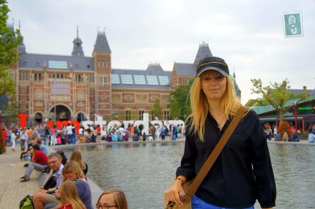 A girl in Amsterdam 