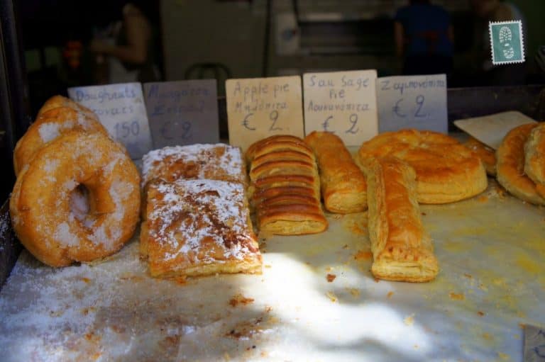 Delicious pastries in Rethymno