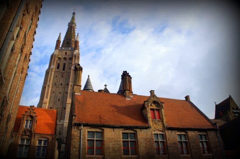 Local church in Bruges