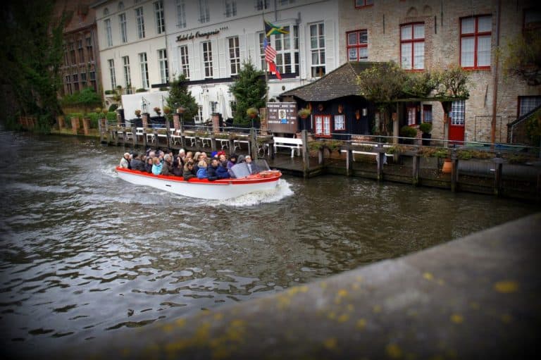 Boat ride in Bruges