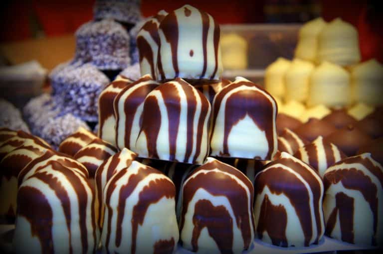 Choco kusse - chocolate kiss sold at Bruges Christmas Market