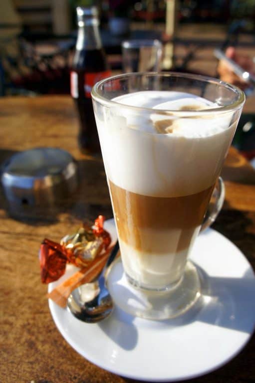 A cup of skinny latte in Efteling