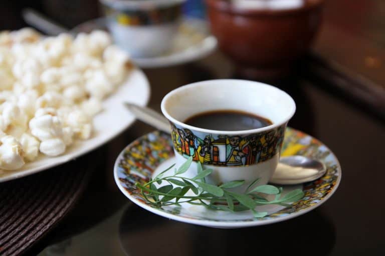 A cup of Ethiopian coffee