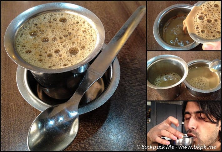 Indian filter coffee