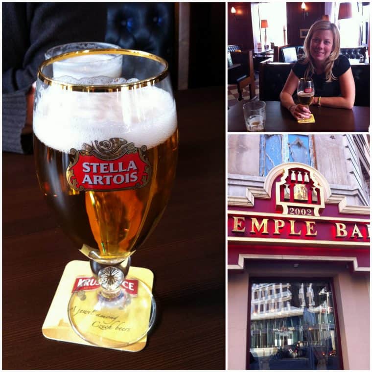 Stella beer in Moscow