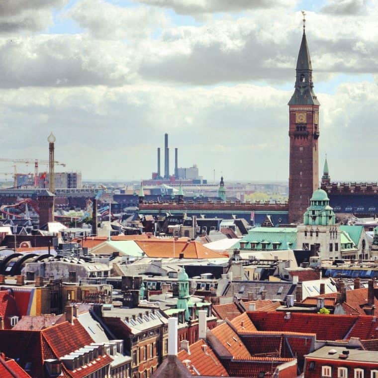 The view of Copenhagen