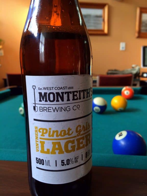 Monteith’s Pinot Gris Lager