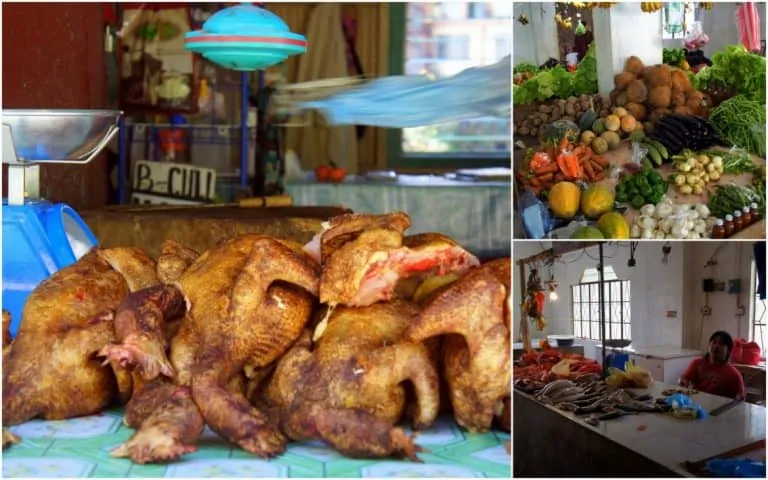 Local market in Banaue