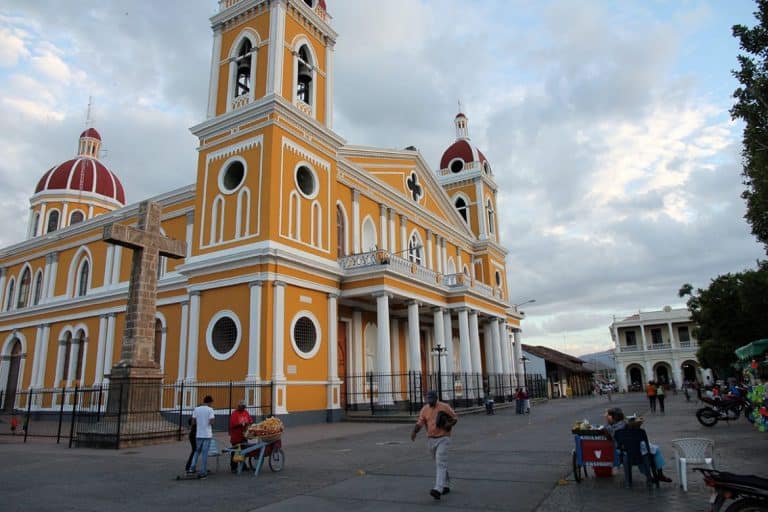 The colonial city of Leon in Nicaragua