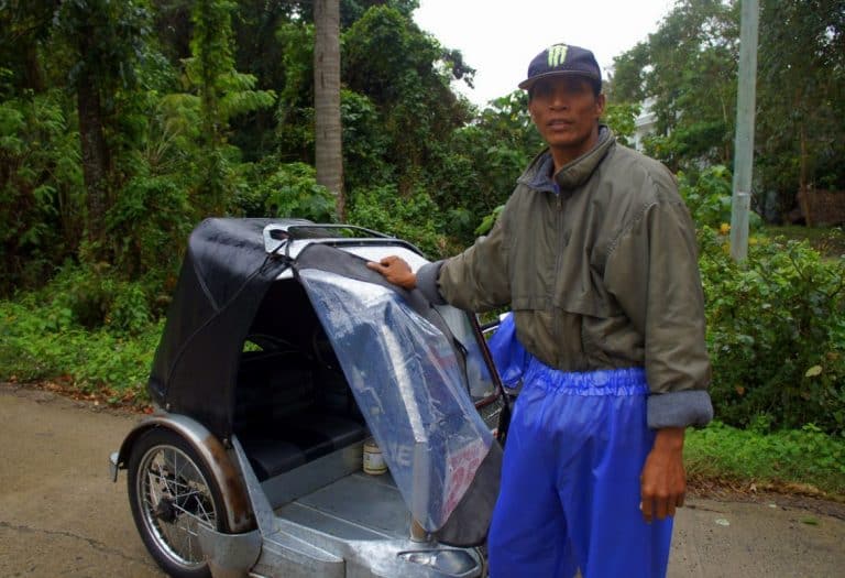 Tricycle driver, Pagudpud