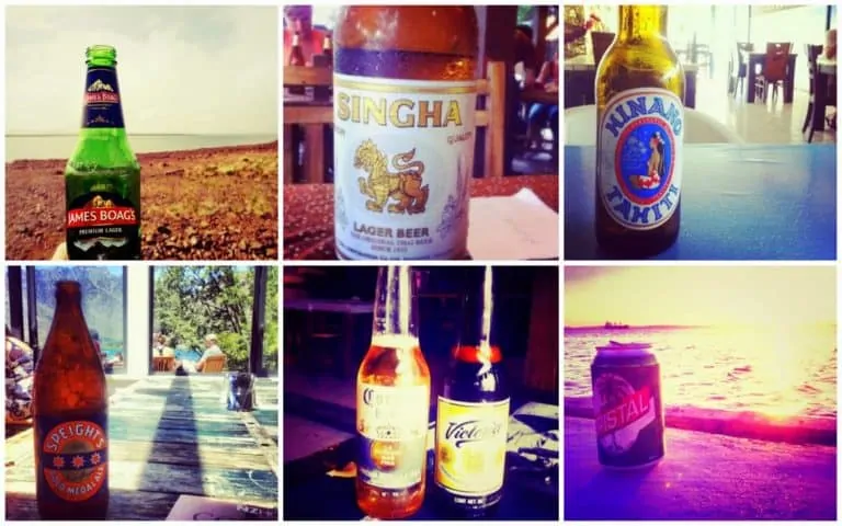 Beers from Thailand, New Zealand, Asia