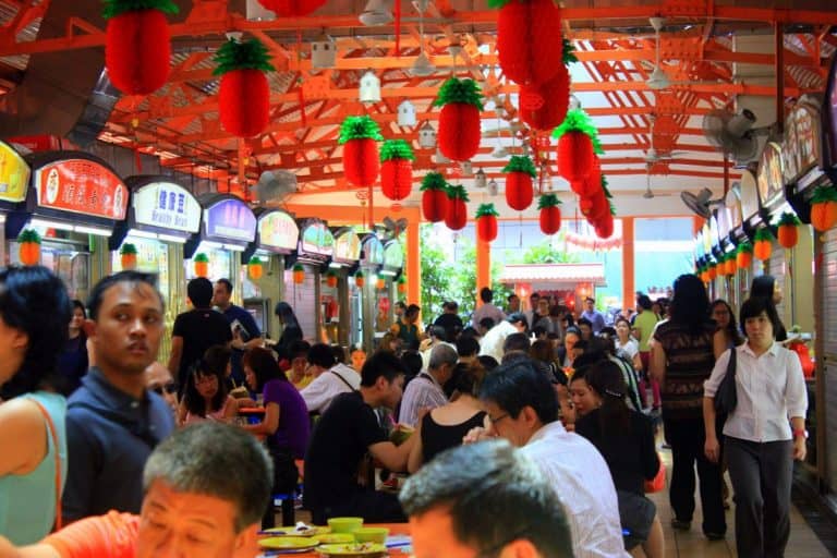 Hawker Center at Maxwell Road, Singapore