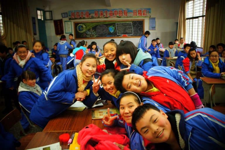 Students in China