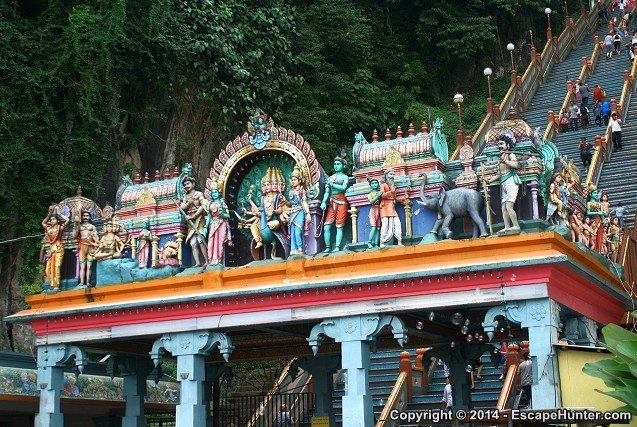 The Batu Caves Hindu Shrine