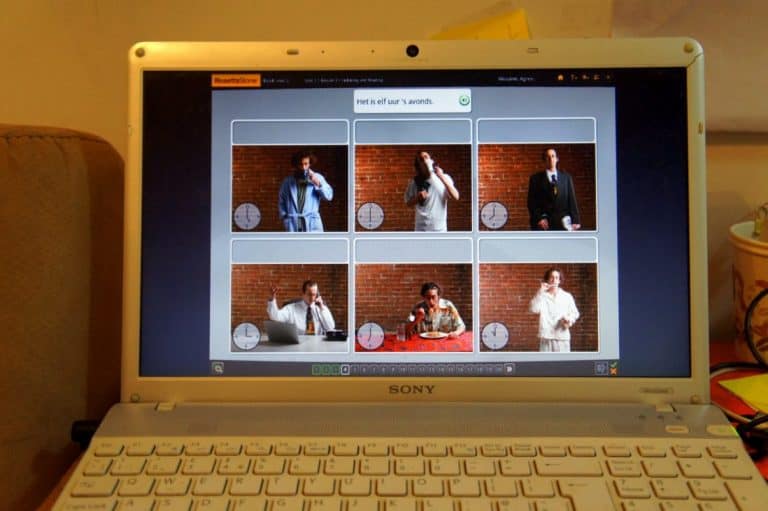 Learning Dutch with Rosetta Stone