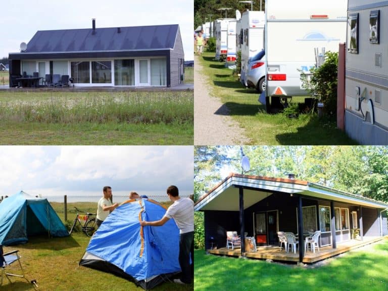 Campsites and summer houses
