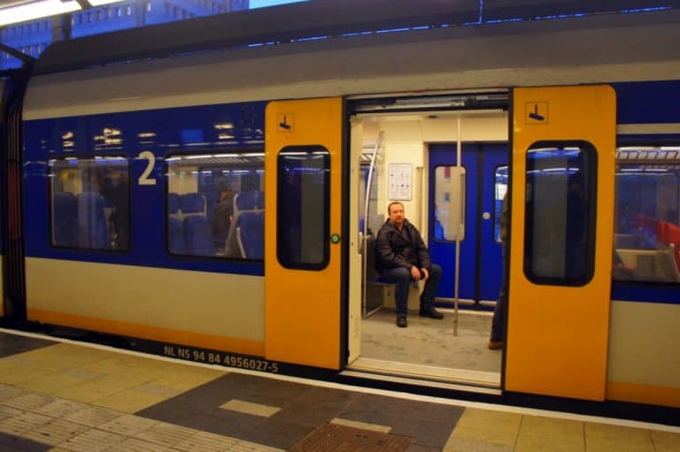Train in Amsterdam
