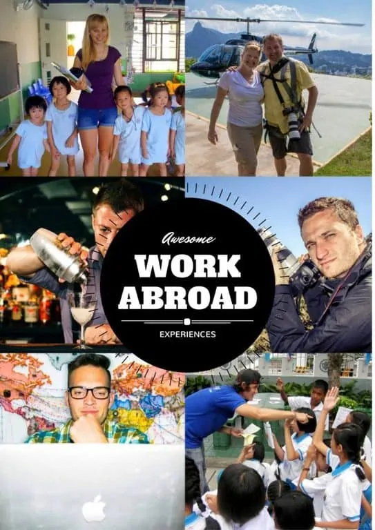 work abroad experiences cover