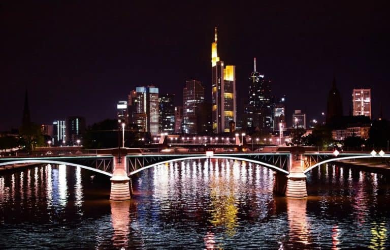 Frankfurt at night