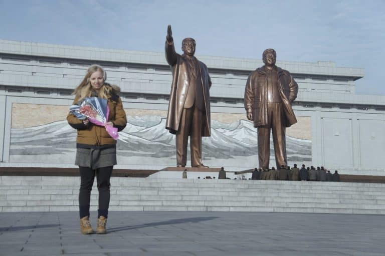 North Korea statues