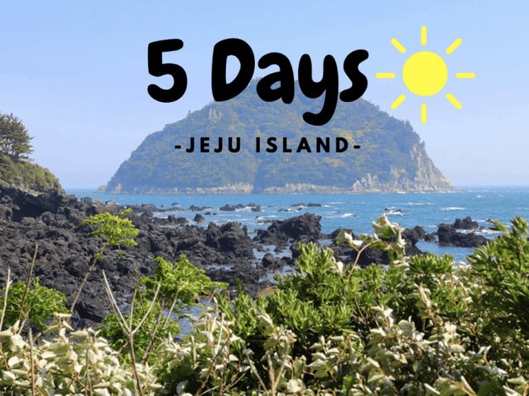 Jeju Island Itinerary Etramping