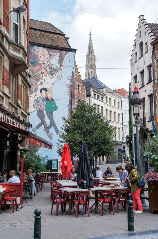 Arte callejero en Bruselas