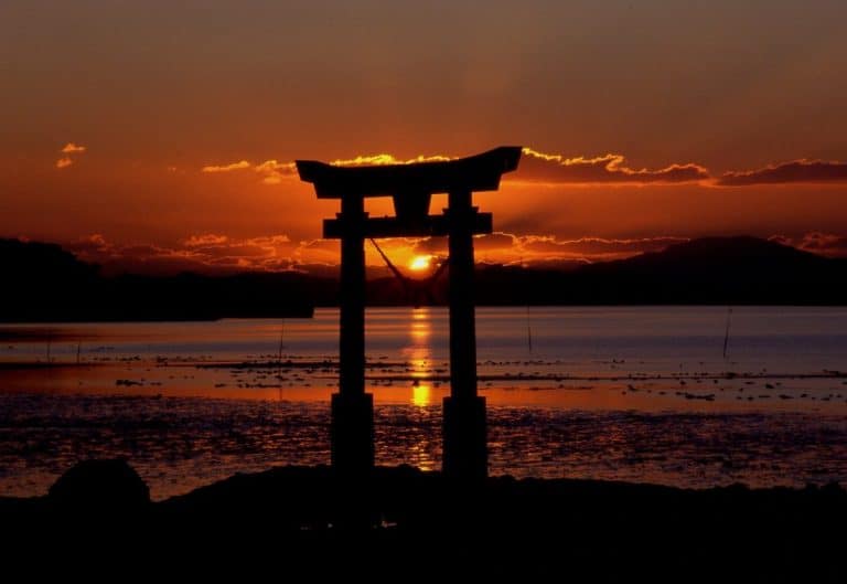 Sunset in Japan