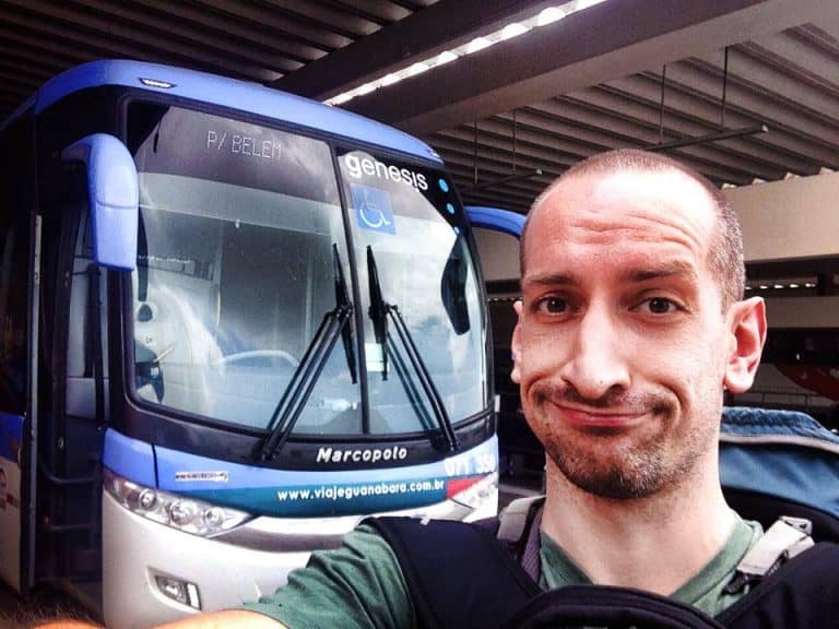 After a 28-hour bus trip in Brazil