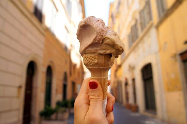 Ice-cream in Rome