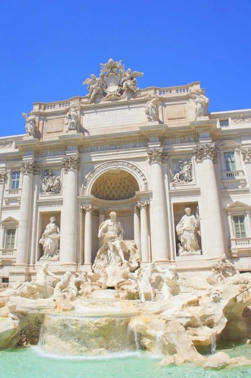 the Trevi Fountain