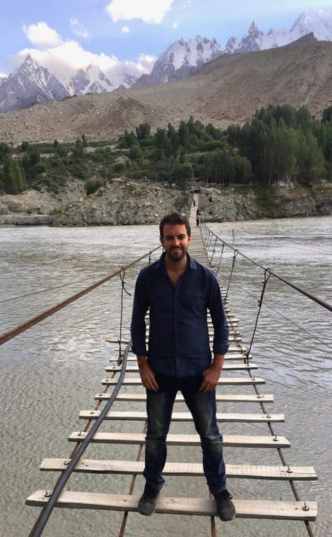 Don't look down! Hussaini Bridge