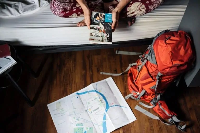Backpacking and reading