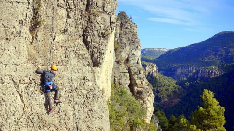 Cez rock climbing