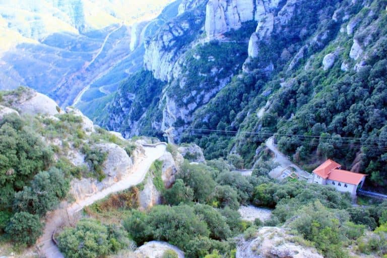 View from above Monserrat